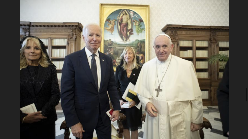Poopy Pants Biden and The Pope